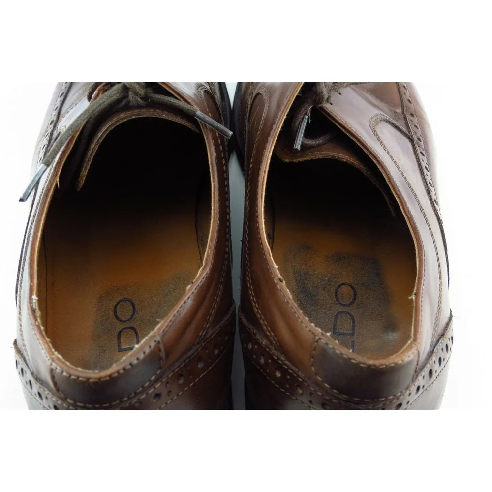 Aldo Shoes Size 11 M Brown Wingtip Oxfords Leather‎ Men